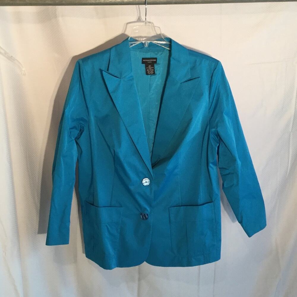 Sutton studio 22w Turquoise jacket NWOT